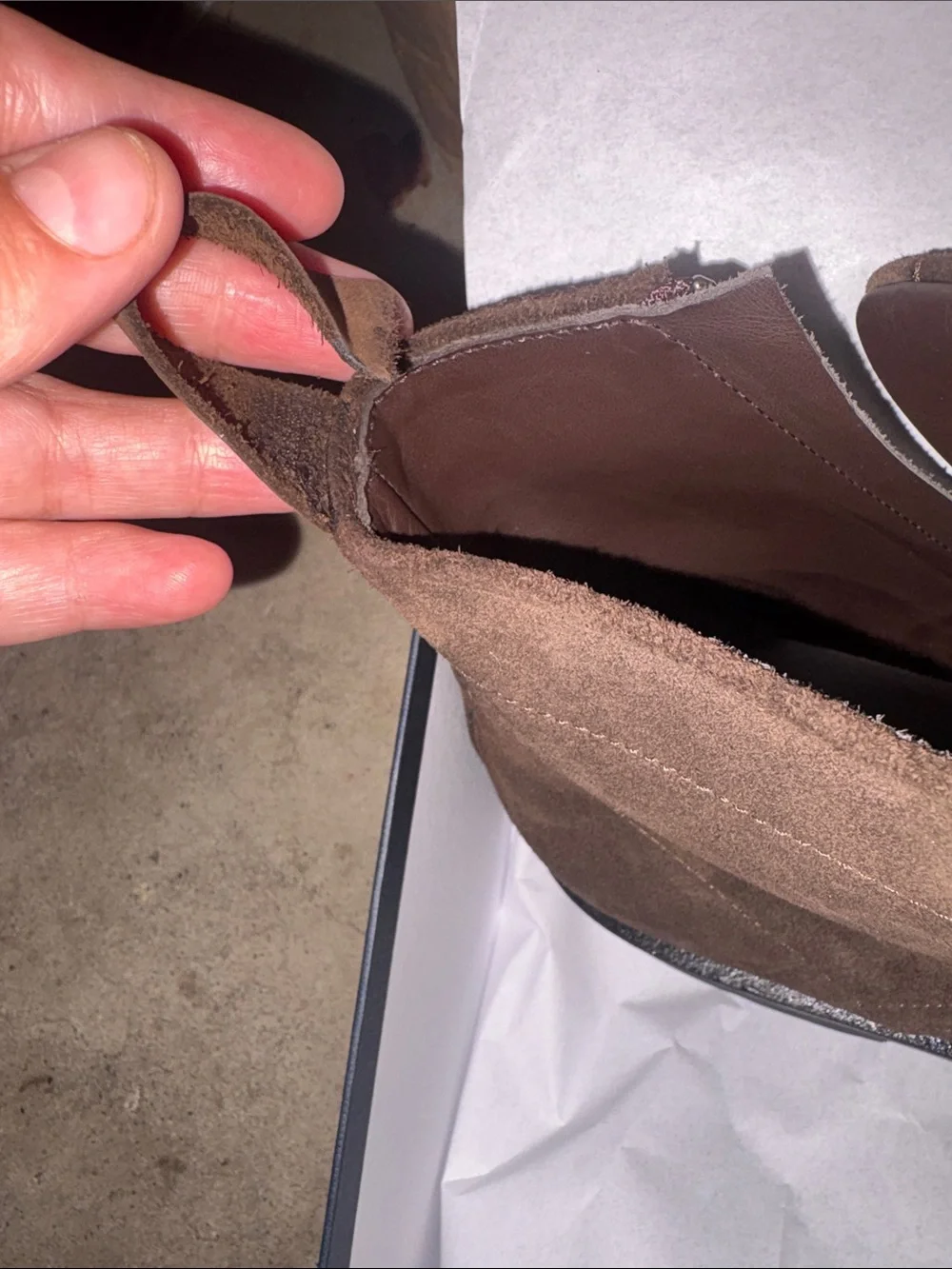 Men's Brown Lace-Up Leather Combat Boots